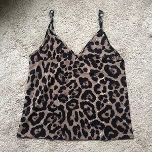 Tank top blouse animal print